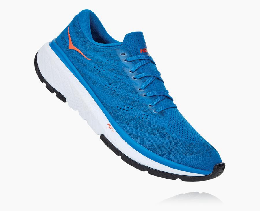 Hoka One One Hardloopschoenen Heren - Cavu 3 - Blauw - OP0631498